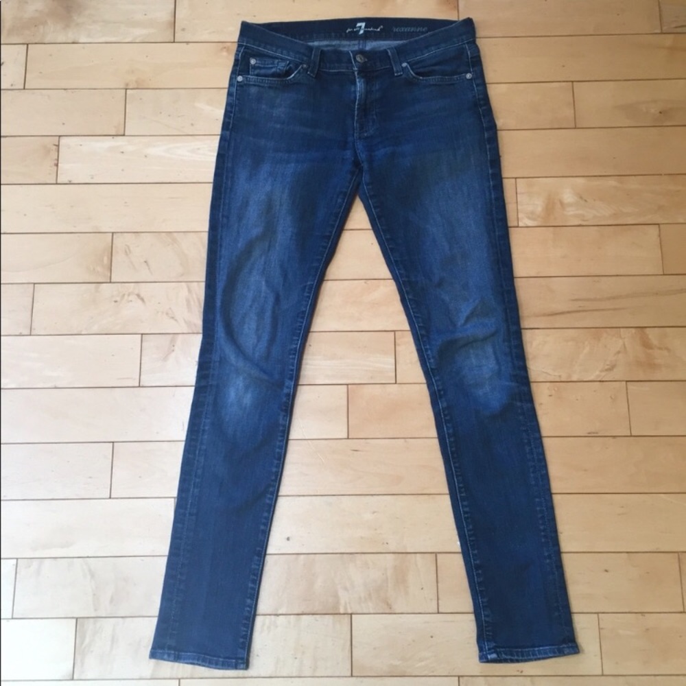 7 for all mankind Roxanne skinny jeans size 28